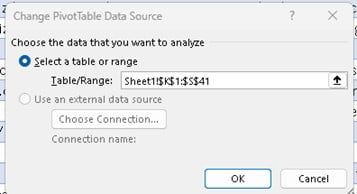 Change Data Source