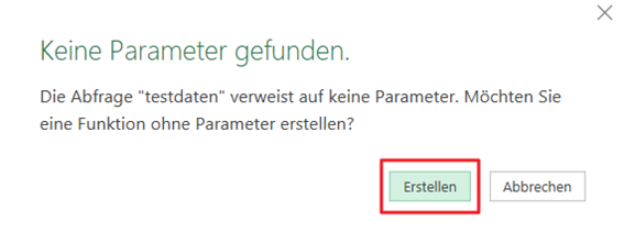 Dieses Dialogfeld wird angezeigt, klicken Sie auf Erstellen.