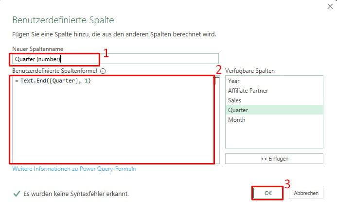 Right Function in Power Query