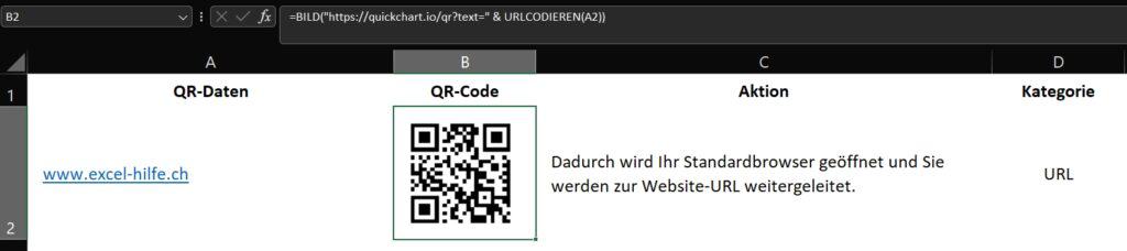 QR-Daten-Biespiel